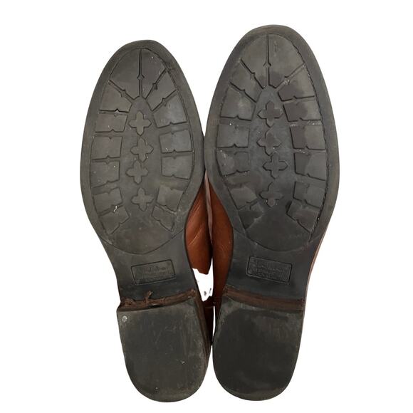 Sam Edelman Penny Back Zip Wide Calf Block Heel Riding Boots Brown Size 7 - Picture 11 of 11